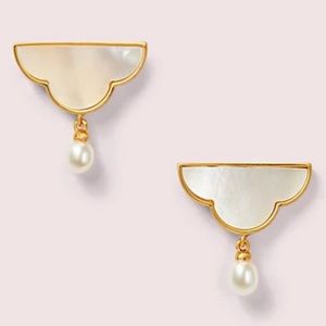 🆕 ☁️ Kate Spade ♠️ New York Into the Sky Cloud Drop Earrings NWT New!